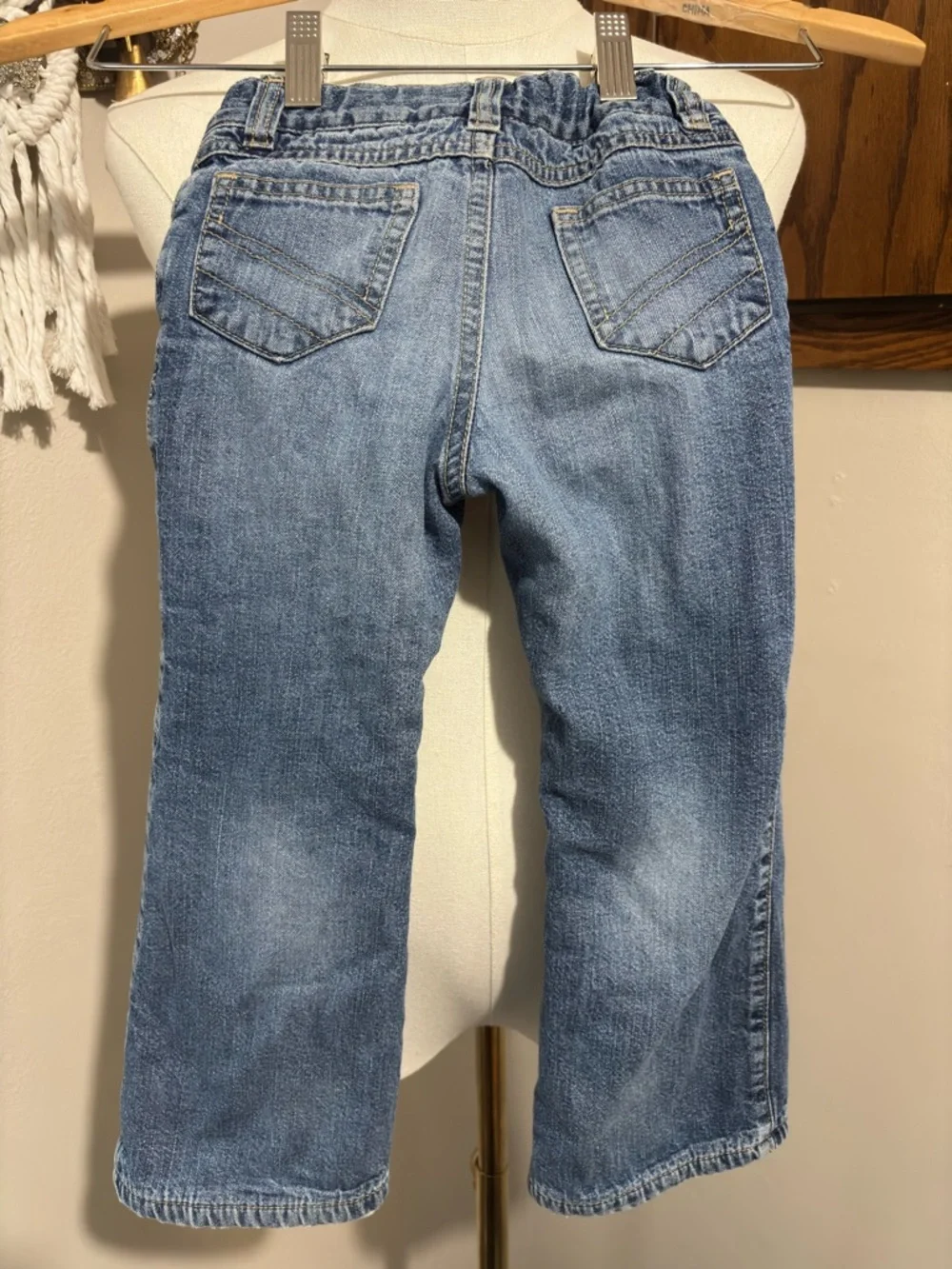 Old Navy Kids Fleece Lined Denim Jeans Size 4T Insulated Warm Winter